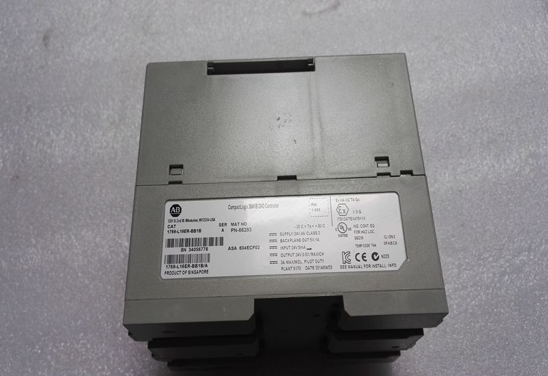 Ab Ab Plc Di/O Controller 1769-L16ER-BB1B Used