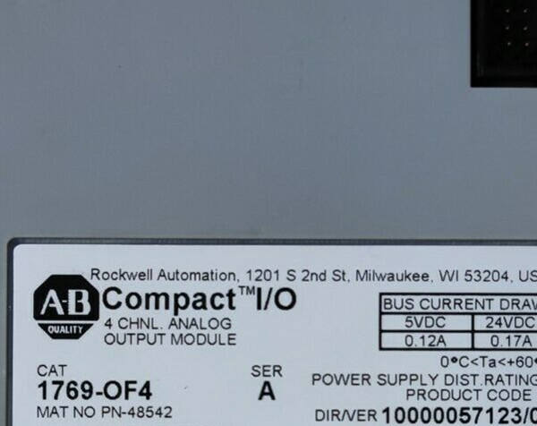 Allen Bradley 1769-OF4 PLC Output Module