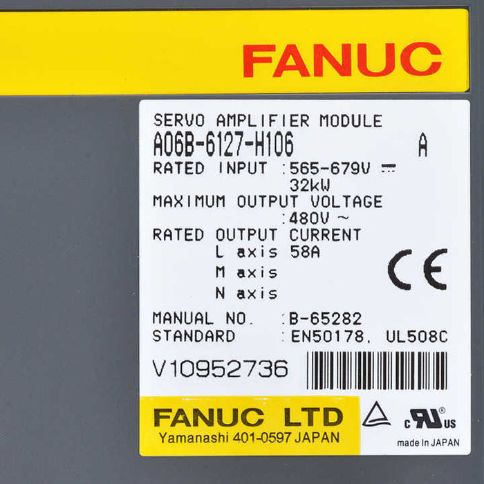 A06B-6127-H106Japan original fanuc cnc control systemOn-the-spot negotiation of Fanuc amplifier driver module