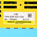 FANUC a02b-0323-c209 I/O Module 