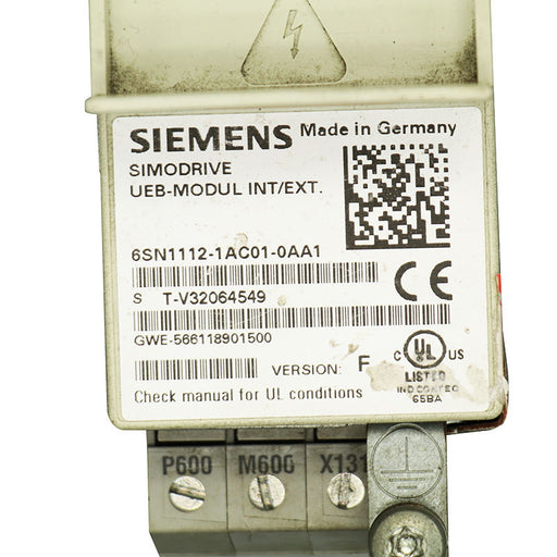 Siemens Spare Part SimodriveMonitoring Module Snacaa 6SN1112-1AC01-0AA1 100%