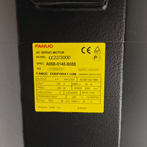 FANUC a06b-0148-b188 AC Servo Motor