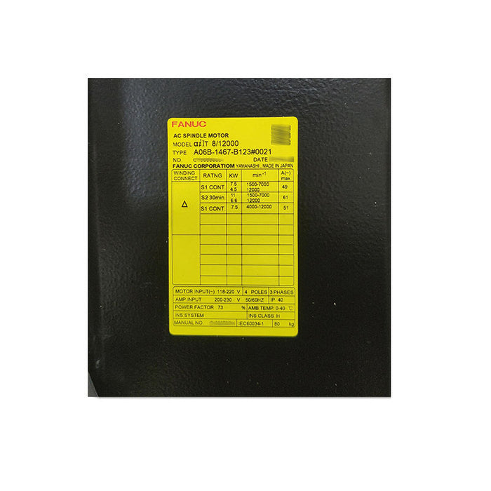 FANUC a06b-1467-b123 AC Servo Motor 