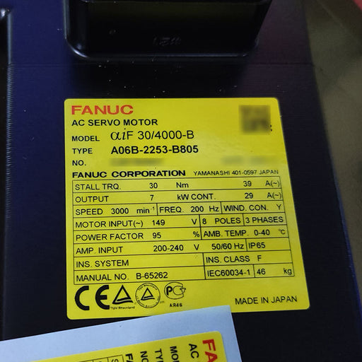 FANUC a06b-2253-b805 AC Servo Motor