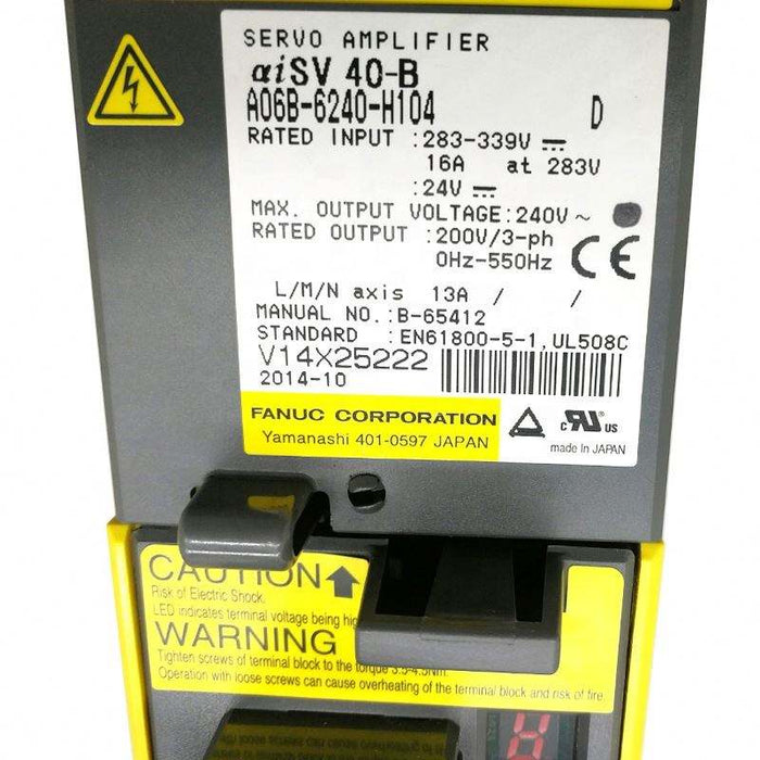 FANUC a06b-6240-h104 Servo Drive Amplifier