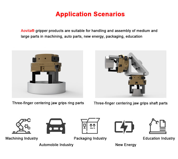 Aovita PST-7100/25 Three Finger Centric Gripper