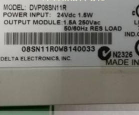 Del Ta Delta DvpsnPlc Digital I/O Module DVP08SN11R New