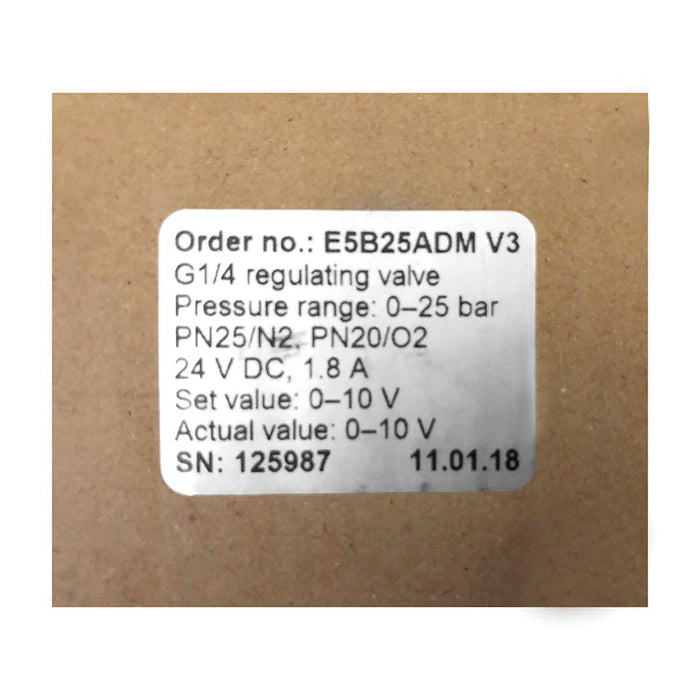 Other G/ Regulating Valve Ebadmv Vdc AServo Valve E5B25ADM V3 New