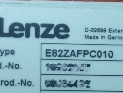 Lenze Frequency Inverter Plc Profibus I/O Module E82ZAFPC010 Used Parts