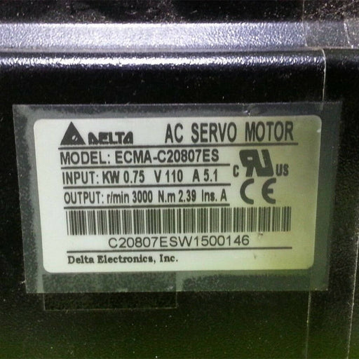 ECMA-C20807ES 750W B2 Electric AC Servo Motor With Drive