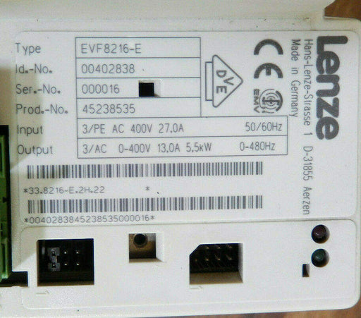 Need Inquiry Used Lenze EVF8216-E Servo Drive Frequency Inverter