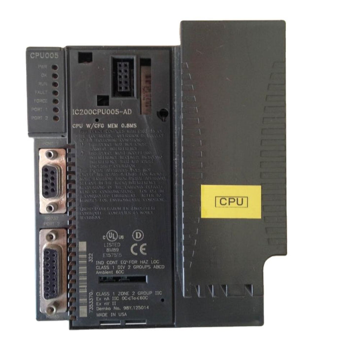 Fanuc IC200CPU005-AD PLC CPU Module