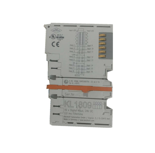 Beckhoff InquiryPlc Digital Input Plc Programming Controller Modules Mini Plc Supplier KL1809 New