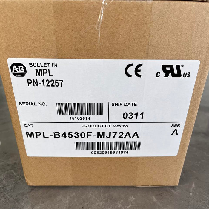 A B Servo Motor MPL-B4530F-MJ72A 100% Original