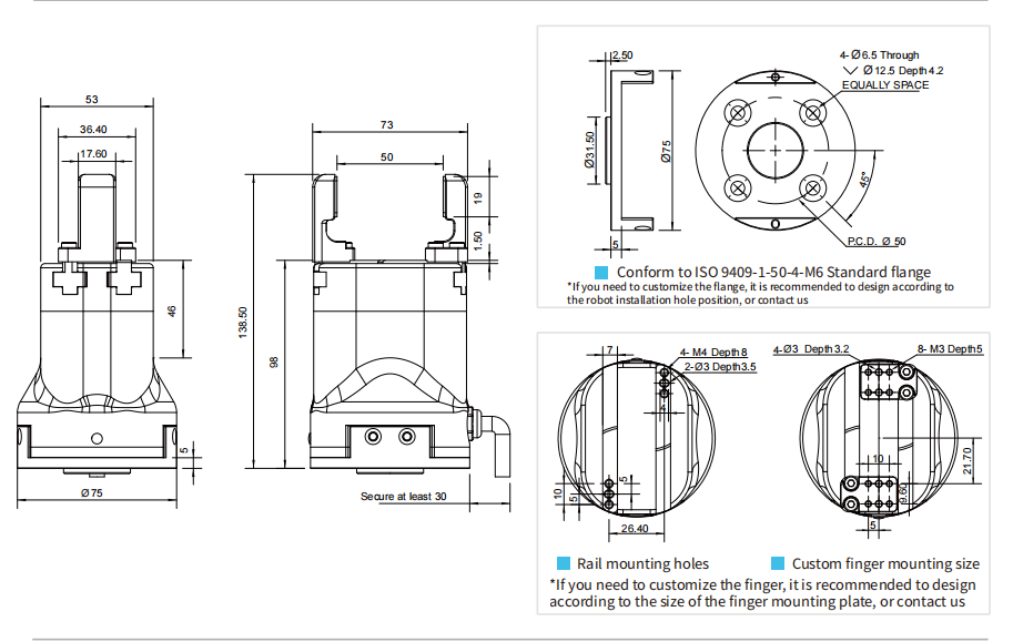 DH-ROBOTICS_PGC-300_collaborative_electric_gripper_parameter