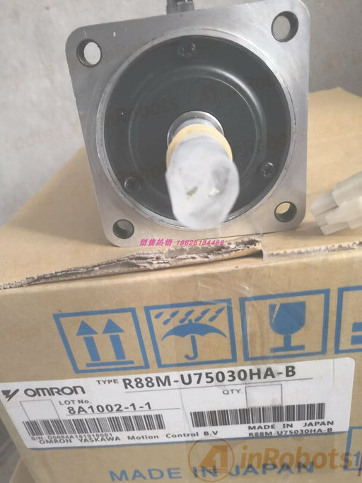 Omron R88M-U75030HA-B Servo Motor Used