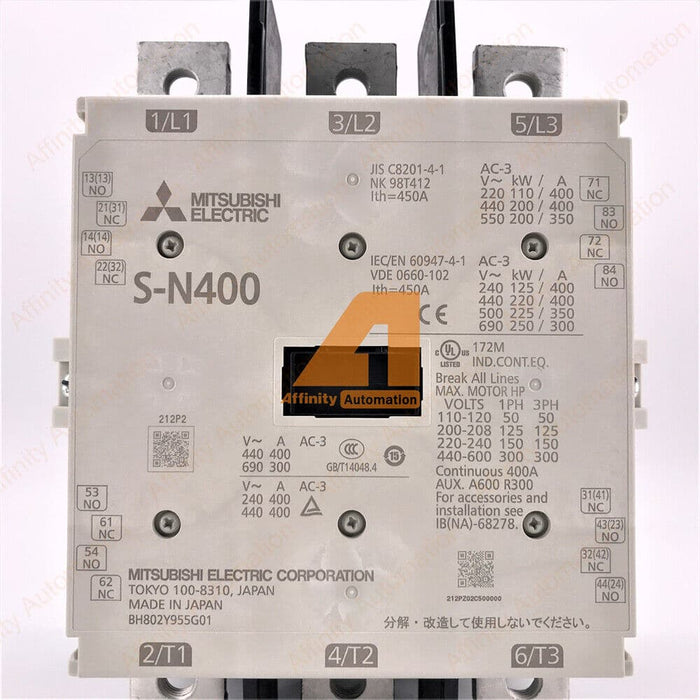 MITSUBISHI 1PCS S-N400 IGBT Electric Contactors Used