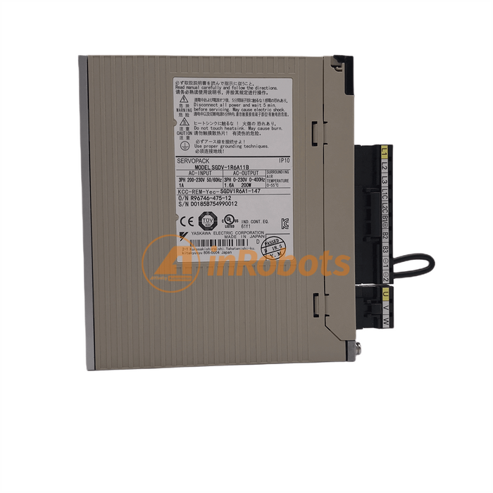 Yaskawa SGDV-1R6A11B Servo Drive Amplifier